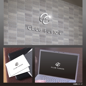 yokichiko ()さんの飲食店「CLUB FUSION」のロゴへの提案