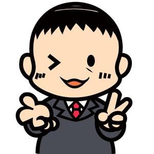 小林マコ ()さんの名刺や自己紹介に使えるちょいボケな似顔絵風の男性顔イラスト(上半身)募集中！への提案