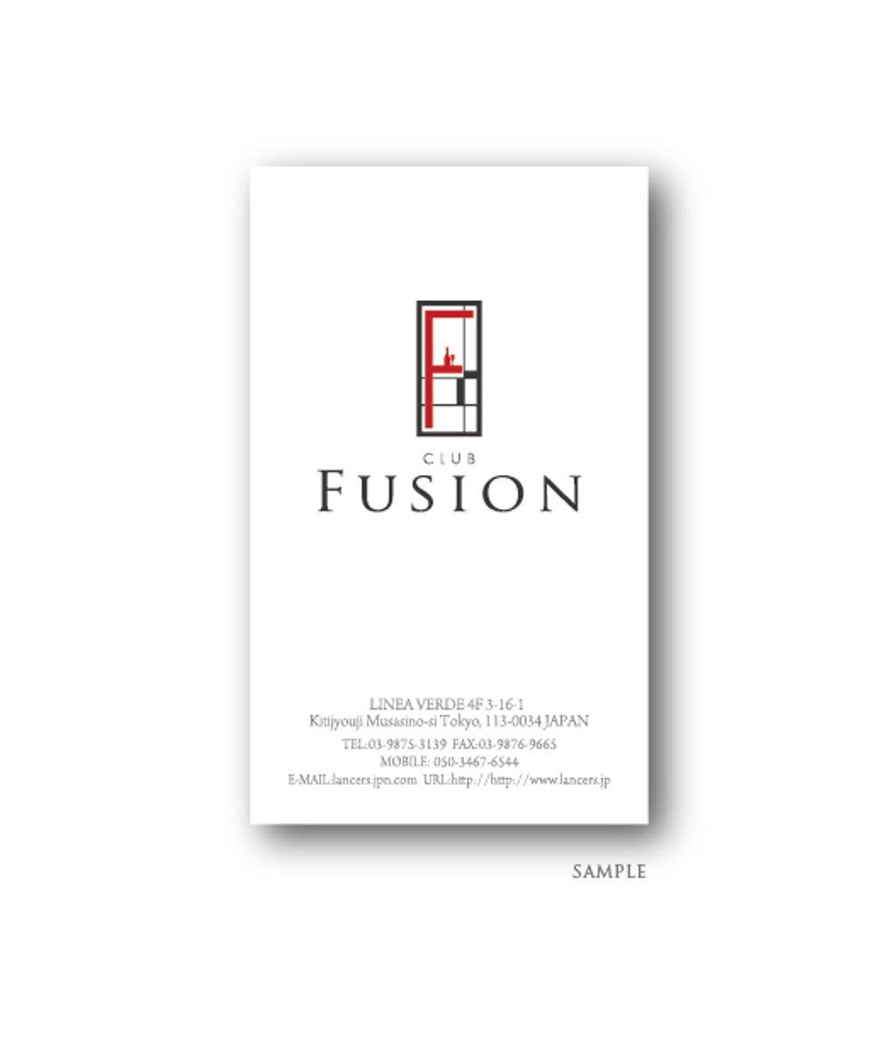 飲食店「CLUB FUSION」のロゴ