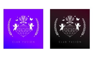 mid2000 (mid2000)さんの飲食店「CLUB FUSION」のロゴへの提案