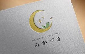 AI TANAKA (RINO02)さんの女性のための鍼灸サロン「はりきゅうサロン　みかづき」のロゴへの提案