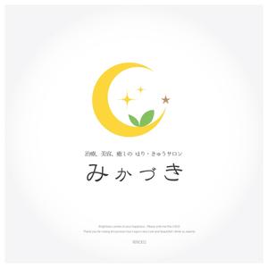 AI TANAKA (RINO02)さんの女性のための鍼灸サロン「はりきゅうサロン　みかづき」のロゴへの提案
