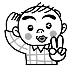 Taller MOLLE (seymi)さんの名刺や自己紹介に使えるちょいボケな似顔絵風の男性顔イラスト(上半身)募集中！への提案