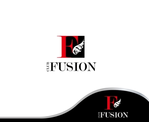 IandO (zen634)さんの飲食店「CLUB FUSION」のロゴへの提案