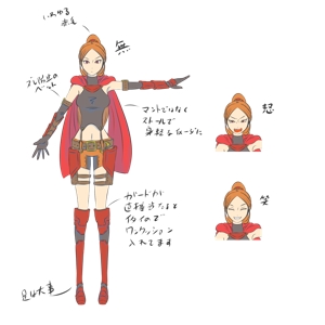 鈴木のろちか (aggchu)さんのゲーム用　女性キャラクターのデザインへの提案