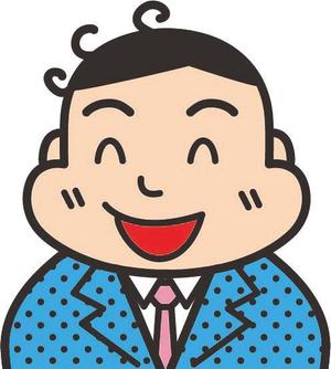 nekokusa326 ()さんの名刺や自己紹介に使えるちょいボケな似顔絵風の男性顔イラスト(上半身)募集中！への提案