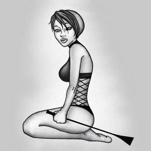 片山 (rokimpo)さんの隻眼、ベリーショートのボーイッシュな女の子のセクシーイラストへの提案