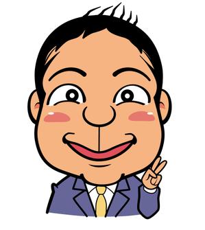 名刺や自己紹介に使えるちょいボケな似顔絵風の男性顔イラスト 上半身 募集中 に対するomiyageuiroの事例 実績 提案一覧 Id イラスト制作の仕事 クラウドソーシング ランサーズ