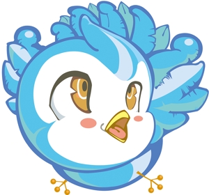 青い鳥のキャラクターデザインに対するyamadagraphixの事例 実績 提案一覧 Id キャラクターデザイン 制作 募集の仕事 クラウドソーシング ランサーズ
