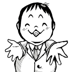 ちくわみ (tamotokai)さんの名刺や自己紹介に使えるちょいボケな似顔絵風の男性顔イラスト(上半身)募集中！への提案
