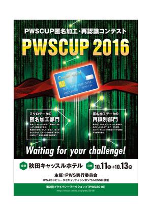 beat3886さんの個人データの匿名加工・再識別コンテストPWSCUP 2016のポスターデザインへの提案