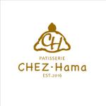 FLY HALF design (Arai_m)さんのケーキ屋　PATISSERIE　CHEZ・Hama　（シェ・ハマ）　ロゴへの提案