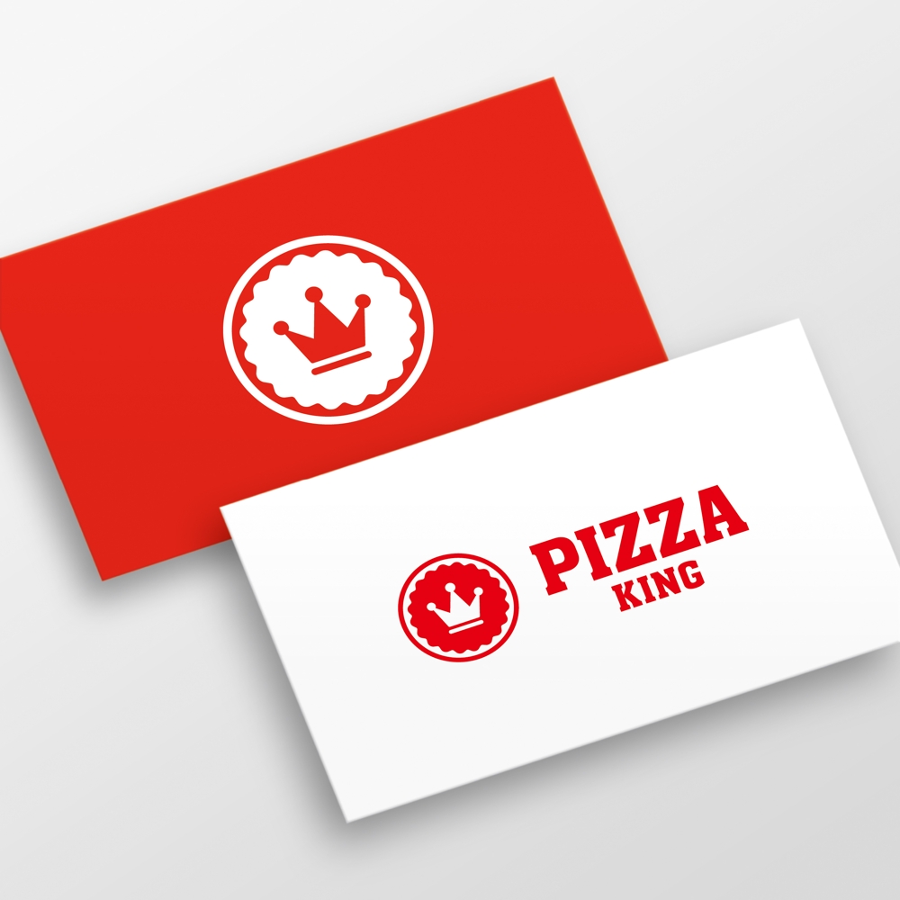 ピザ専門店「PIZZA KING」のロゴ作成依頼