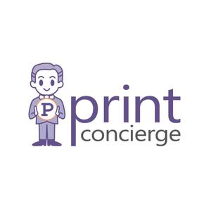あどばたいじんぐ・とむ (adtom)さんの印刷の窓口ショップ　「print concierge（プリントコンシェルジュ）」のロゴへの提案