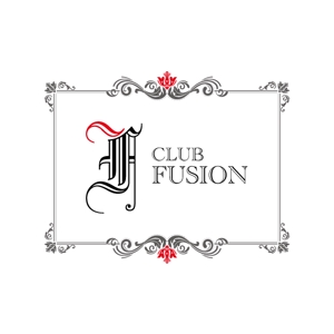 しろたま (Shirotama)さんの飲食店「CLUB FUSION」のロゴへの提案
