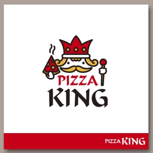 slash (slash_miyamoto)さんのピザ専門店「PIZZA KING」のロゴ作成依頼への提案