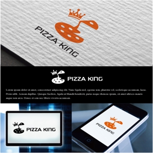 drkigawa (drkigawa)さんのピザ専門店「PIZZA KING」のロゴ作成依頼への提案