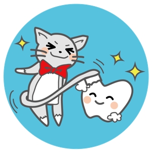 岡本 裕美 (HiromiOkamoto)さんの尻尾が歯ブラシになっている黒猫　が歯を磨いてくれているイメージ（グレー系の猫でも可）への提案