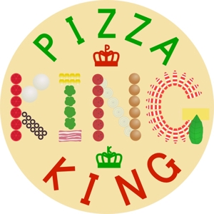 prsncrさんのピザ専門店「PIZZA KING」のロゴ作成依頼への提案
