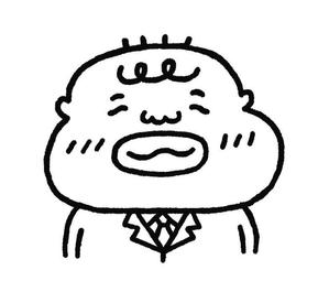 おまめ (omame113)さんの名刺や自己紹介に使えるちょいボケな似顔絵風の男性顔イラスト(上半身)募集中！への提案