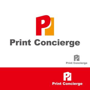 小島デザイン事務所 (kojideins2)さんの印刷の窓口ショップ　「print concierge（プリントコンシェルジュ）」のロゴへの提案