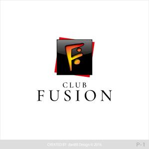 dari88 Design (dari88)さんの飲食店「CLUB FUSION」のロゴへの提案