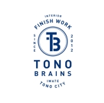 FIVE (hiroyuki5091)さんのテナント内装工事の会社「株式会社トーノブレーンズ」のロゴへの提案