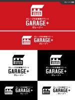 take5-design (take5-design)さんのガレージ付きアパート「ガレージ＋（ガレージ　プラス）」のロゴへの提案