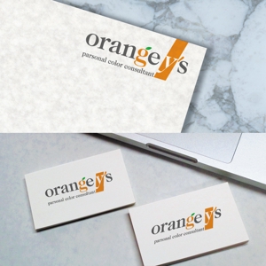 コムデザインルーム (com_design_room)さんの女性向けパーソナルカラーコンサルタント「orange y's」のロゴへの提案