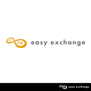 yasunagawo7 ()さんの外貨自動両替機システム「easy exchange」のサービスのロゴへの提案
