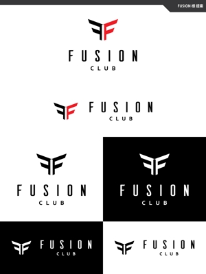 take5-design (take5-design)さんの飲食店「CLUB FUSION」のロゴへの提案