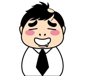 loveinko (loveinko)さんの名刺や自己紹介に使えるちょいボケな似顔絵風の男性顔イラスト(上半身)募集中！への提案