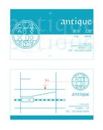 しろたま (Shirotama)さんの店舗『antique』の名刺デザインへの提案