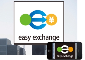 POST  BOX (postbox)さんの外貨自動両替機システム「easy exchange」のサービスのロゴへの提案