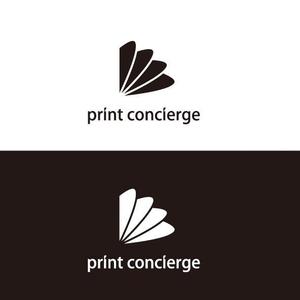 mf-12 (mf-12)さんの印刷の窓口ショップ　「print concierge（プリントコンシェルジュ）」のロゴへの提案