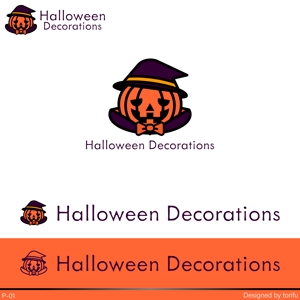 poppper (torifup)さんのハロウィンかぼちゃの通販サイトのロゴへの提案