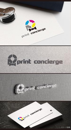 Cobalt Blue (Cobalt_B1ue)さんの印刷の窓口ショップ　「print concierge（プリントコンシェルジュ）」のロゴへの提案