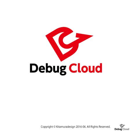 customxxx5656 (customxxx5656)さんのデバッグ業務管理サイト「DebugCloud」のロゴデザインへの提案