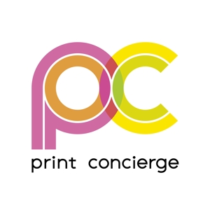 t.o ()さんの印刷の窓口ショップ　「print concierge（プリントコンシェルジュ）」のロゴへの提案