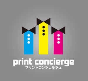 Kiwi Design (kiwi_design)さんの印刷の窓口ショップ　「print concierge（プリントコンシェルジュ）」のロゴへの提案