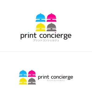 shimo (shimoshi)さんの印刷の窓口ショップ　「print concierge（プリントコンシェルジュ）」のロゴへの提案