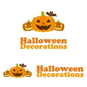 perles de verre (perles_de_verre)さんのハロウィンかぼちゃの通販サイトのロゴへの提案