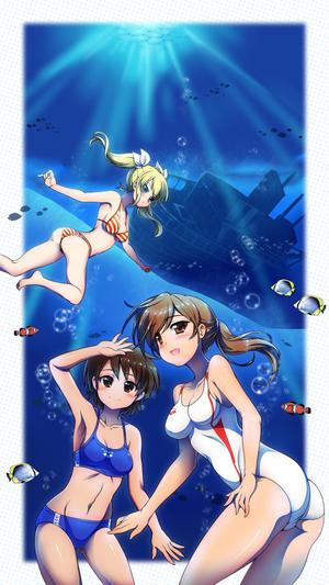 なごみ (nagomi-haruka)さんのオリジナルキャラの水中イラストへの提案