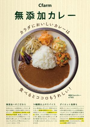 matalyn (matalyn)さんの飲食店（カレー、カフェ、ソフトバル）のA4チラシ作成への提案