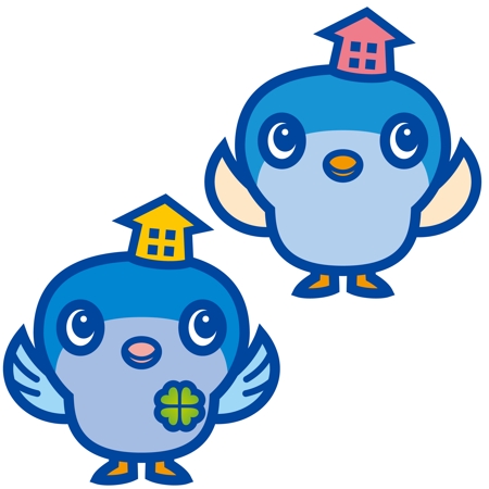 The Watanabakeryさんの事例 実績 提案 青い鳥のキャラクターデザイン 自己紹介 はじめま クラウドソーシング ランサーズ