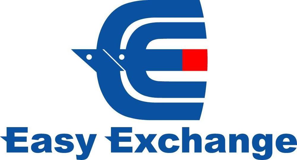 外貨自動両替機システム「easy exchange」のサービスのロゴ