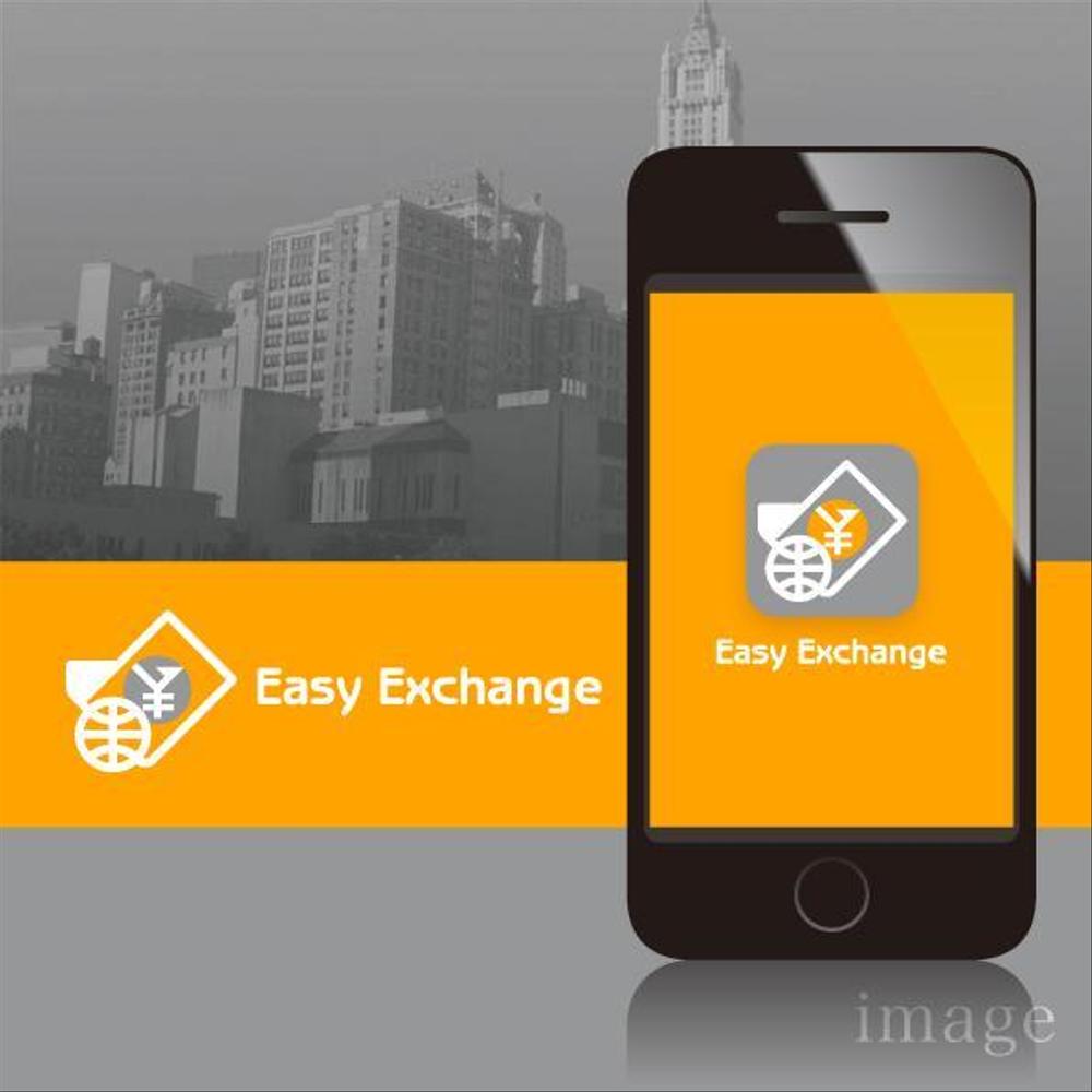 外貨自動両替機システム「easy exchange」のサービスのロゴ