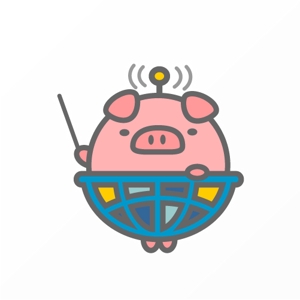 Jelly (Jelly)さんの豚のゆるキャラ　キャラクターデザインへの提案