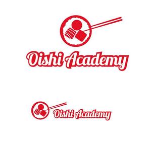 郷山志太 (theta1227)さんの海外向け日本食発信サービス！OISHI ACADEMY（オイシイ・アカデミー）のロゴへの提案