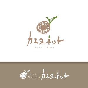 sasakid (sasakid)さんの美容室「カスタネット」のHPを含む販促物のロゴへの提案